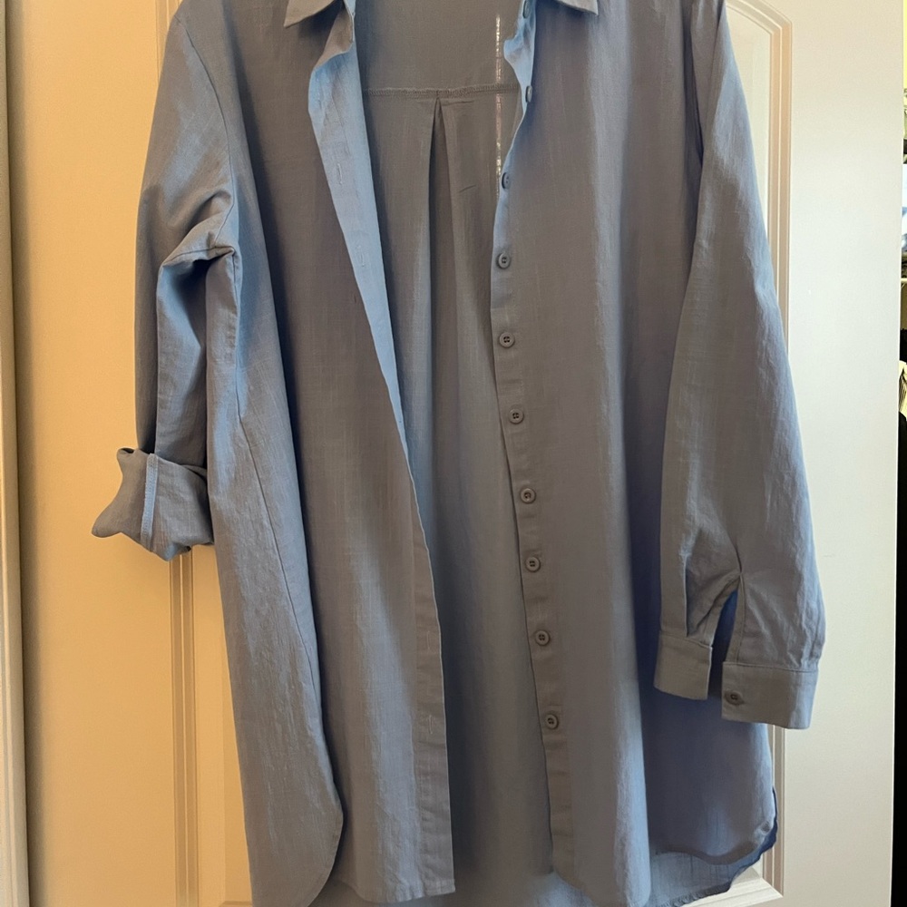 Light Blue Button-Up Shirt